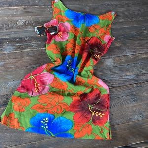 Vintage Kuonakakai Hawaiian shift dress EUC  Size L